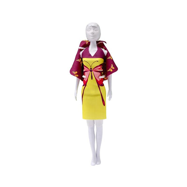 Set de croitorie hainute pentru papusi Couture Dolly Butterfly, Dress Your Doll