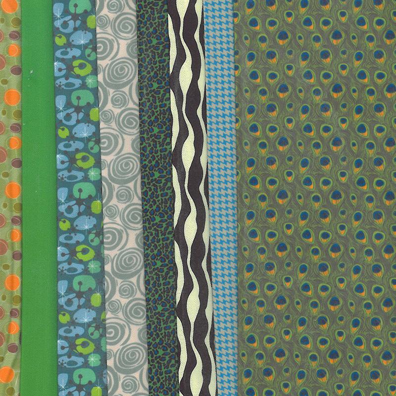 Set de materiale hainute pentru papusi Couture Greens, Dress Your Doll