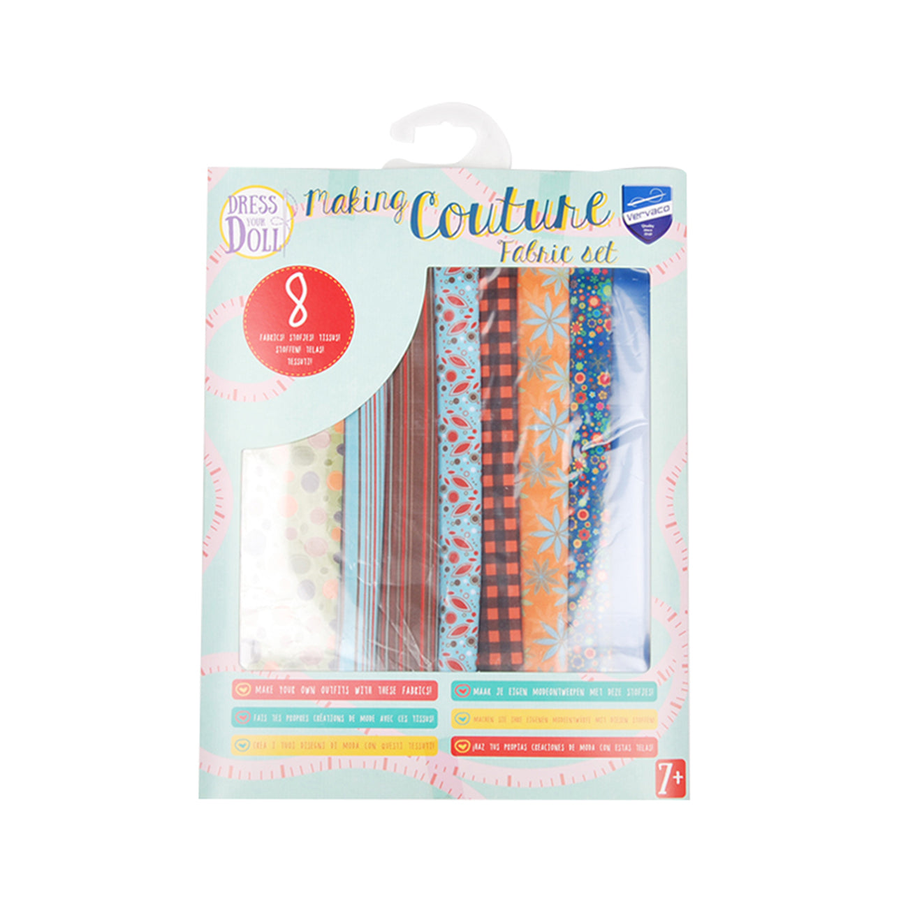 Set de materiale hainute pentru papusi Couture Mint, Dress Your Doll