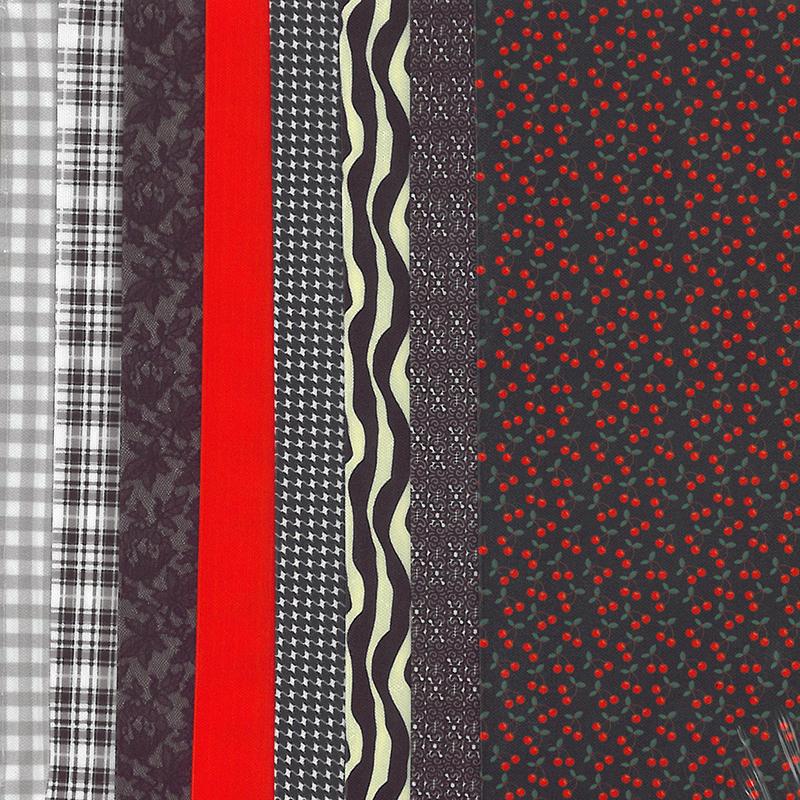 Set de materiale hainute pentru papusi Couture Cherry, Dress Your Doll