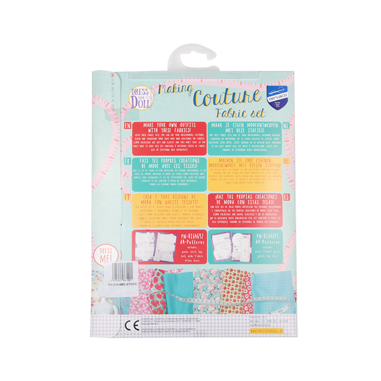 Set de materiale hainute pentru papusi Couture Autumn, Dress Your Doll