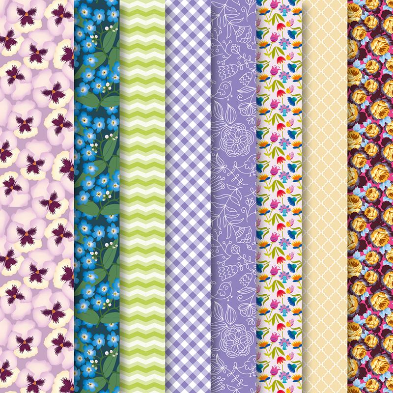 Set de materiale hainute pentru papusi Couture Violet, Dress Your Doll