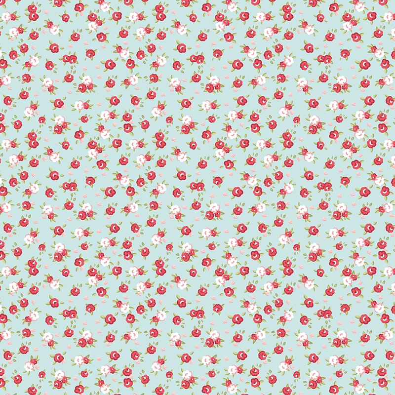 Set de materiale hainute pentru papusi Couture Red Roses, Dress Your Doll