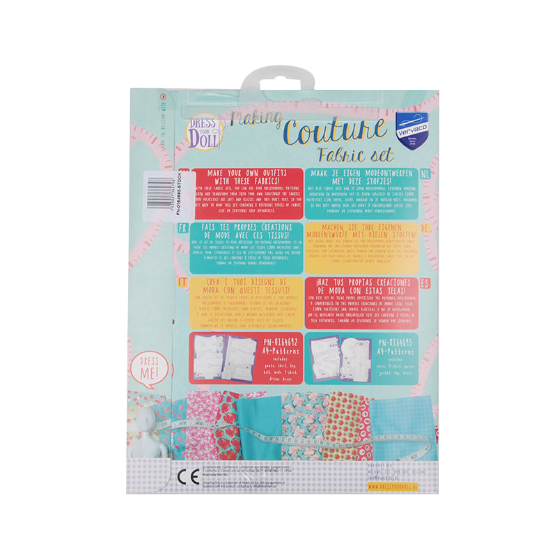 Set de materiale hainute pentru papusi Couture Monster Selection, Dress Your Doll