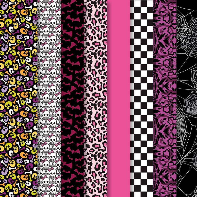 Set de materiale hainute pentru papusi Couture Monster Selection, Dress Your Doll