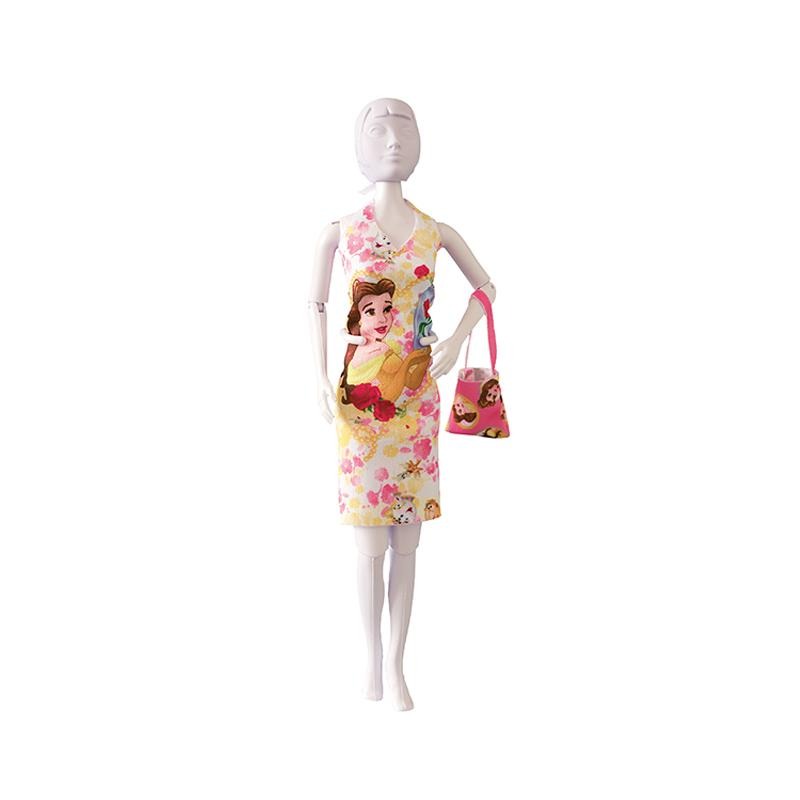 Set de croitorie hainute pentru papusi Couture Disney Dolly Beauty Roses, Dress Your Doll