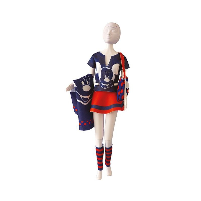 Set de croitorie hainute pentru papusi Couture Disney Tiny Mickey, Dress Your Doll