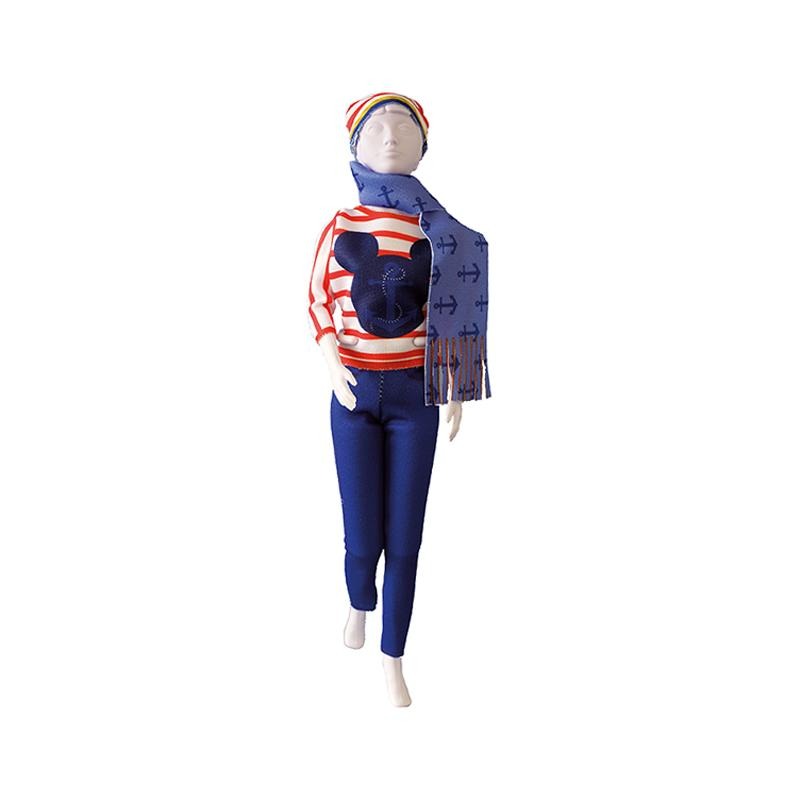 Set de croitorie hainute pentru papusi Couture Disney Kathy Navy, Dress Your Doll