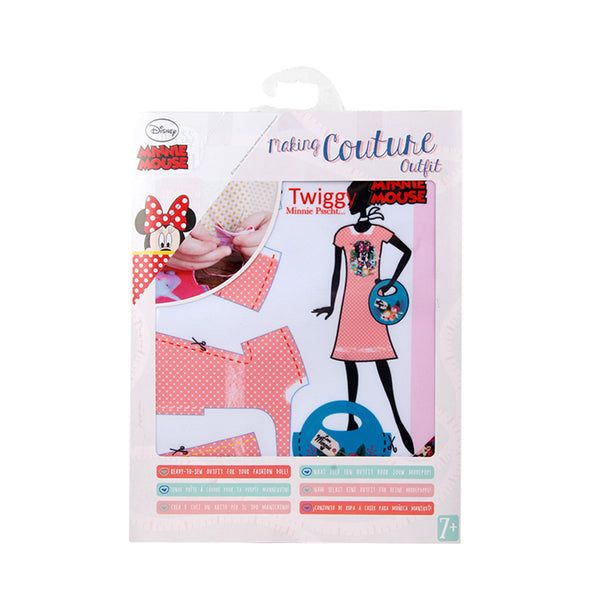 Set de croitorie hainute pentru papusi Couture Disney Twiggy Minnie, Dress Your Doll