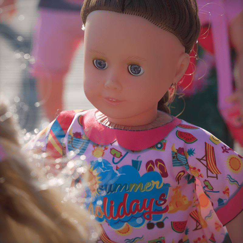 Set de croitorie hainute pentru papusi Couture Felicity Summer holidays, Dress Your Doll