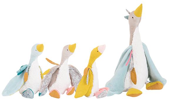 Jucarie de plus gasca gri Flechette, 10 luni+, Moulin Roty - Manute Creative