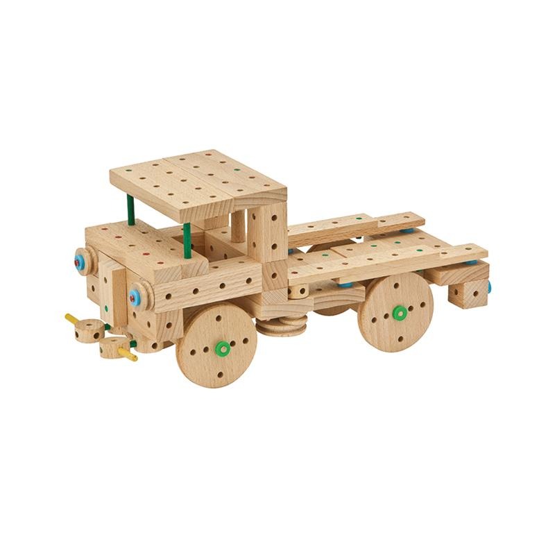Set cuburi de constructie din lemn Explorer 200, +5 ani, Matador