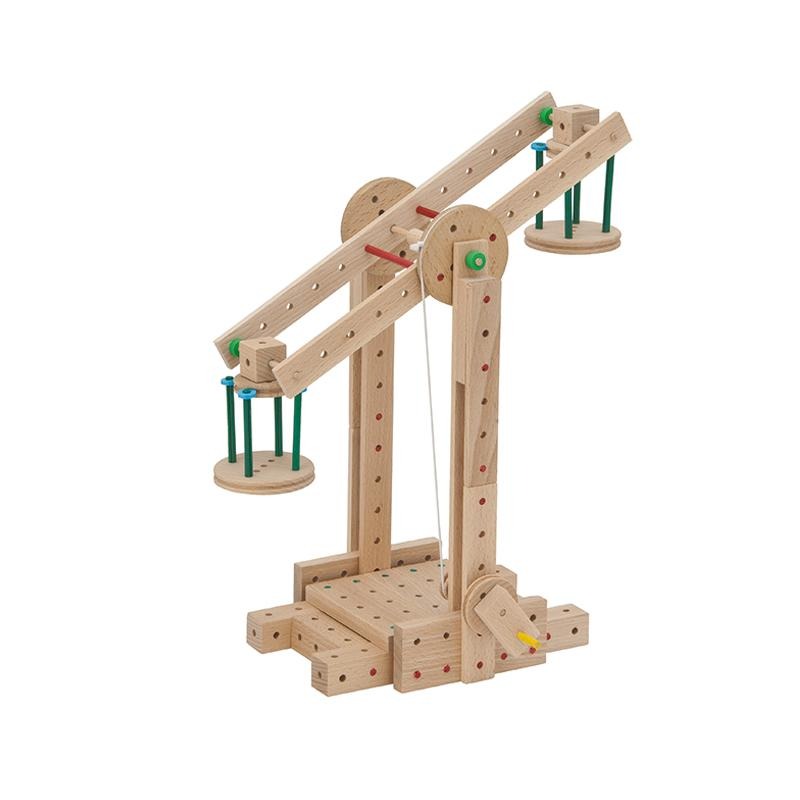 Set cuburi de constructie din lemn Explorer 200, +5 ani, Matador