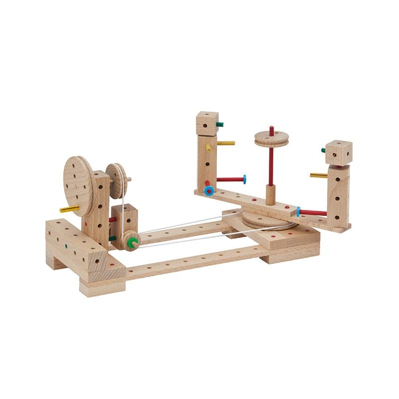 Set cuburi de constructie din lemn Explorer XL, +5 ani, Matador