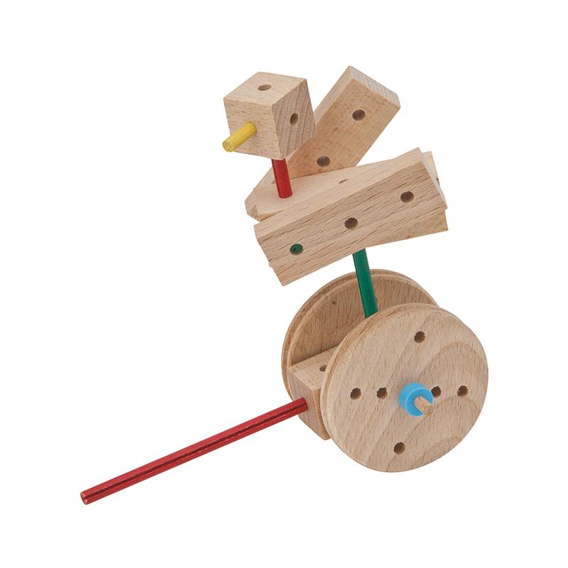 Set cuburi de constructie din lemn Explorer XL, +5 ani, Matador
