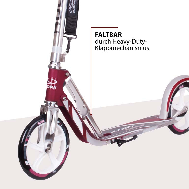 Trotinetă Big Wheel® 205 Magenta, Hudora