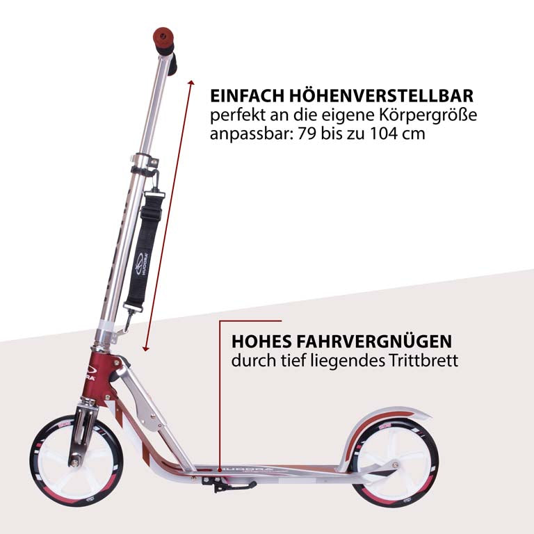 Trotinetă Big Wheel® 205 Magenta, Hudora