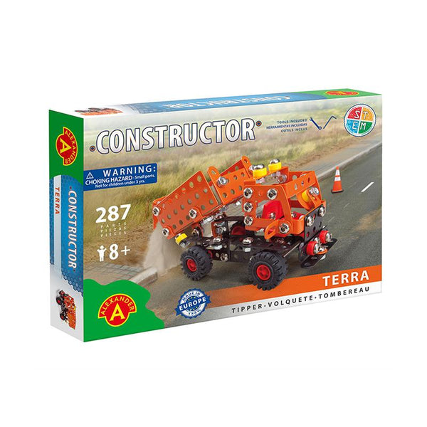 Set constructie 287 piese metalice Constructor Terra Basculanta, Alexander