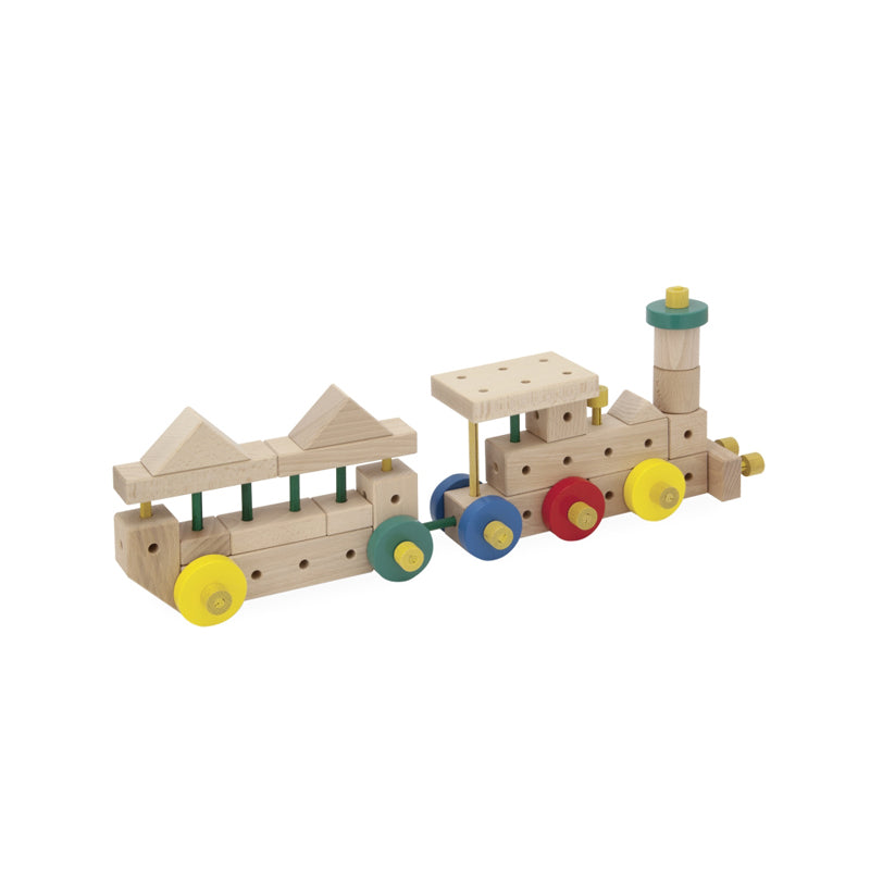 Set cuburi de constructie din lemn Maker 175 piese, +3 ani Matador