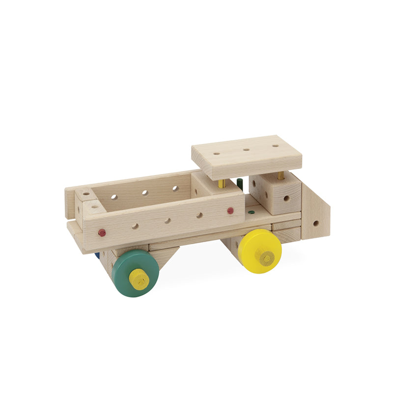 Set cuburi de constructie din lemn Maker 263 piese, +3 ani Matador