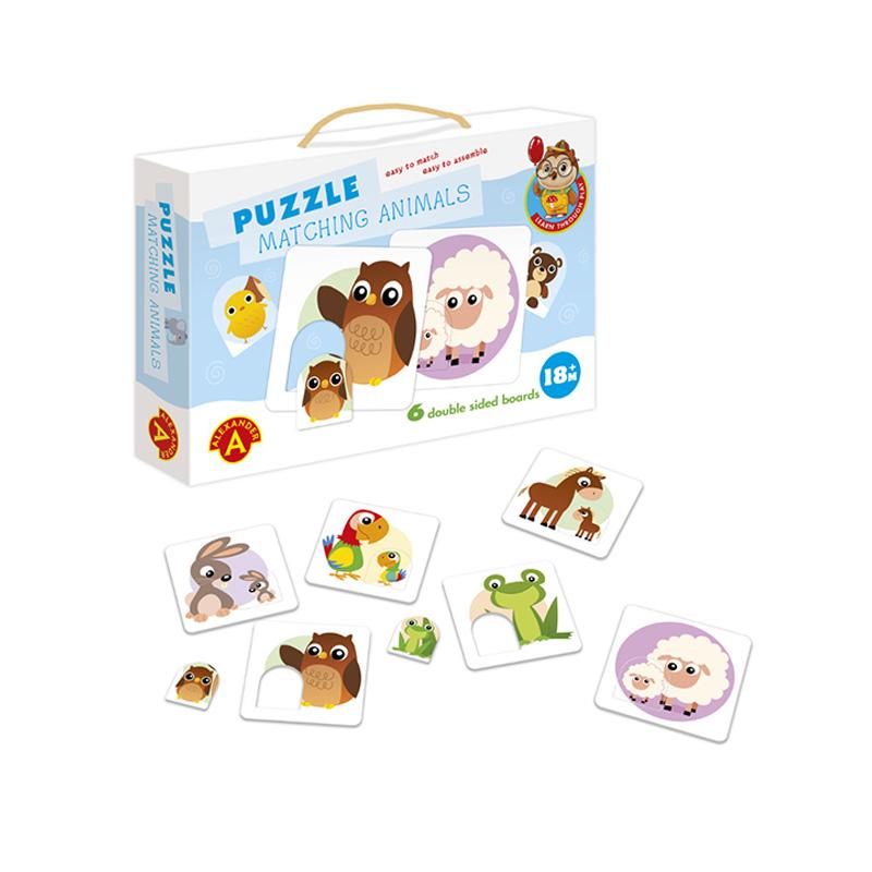 Joc educativ Perechi de animale, Alexander Games - Manute Creative