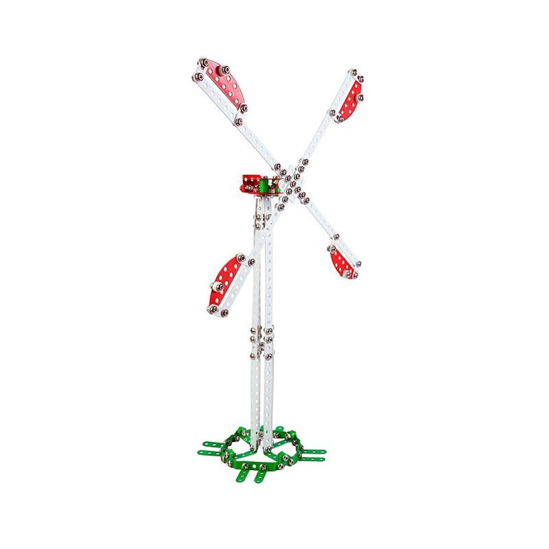 Set constructie 430 piese metalice Constructor PRO Moara Eoliana 5in1, Alexander