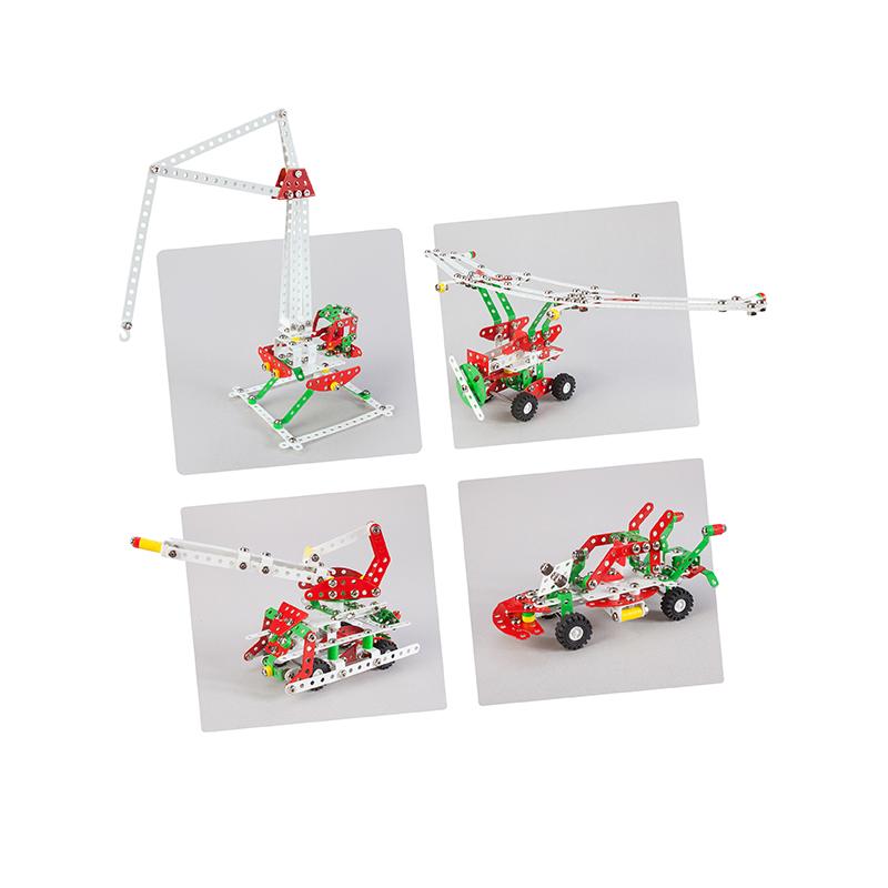 Set constructie 430 piese metalice Constructor PRO Moara Eoliana 5in1, Alexander