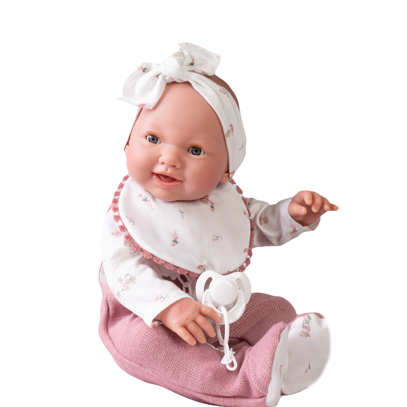 Papusa Nacida Mia, Care Face Pipi, Cu Rochita, 42 cm, Antonio Juan