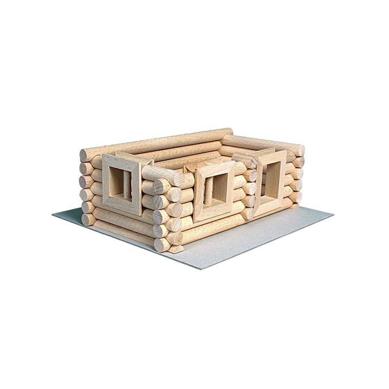 Set constructie arhitectura Vario Suitcase, 72 piese din lemn, Walachia - Manute Creative