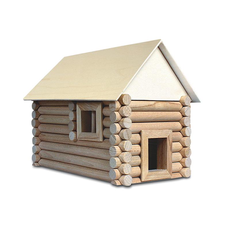 Set constructie arhitectura Vario, 72 piese din lemn, Walachia - Manute Creative
