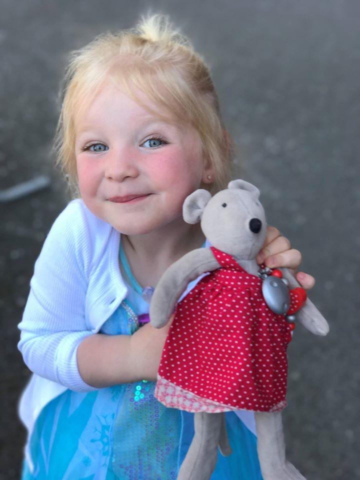 Jucarie plus bebe soricica Nini mare, 0 ani+, Moulin Roty - Manute Creative