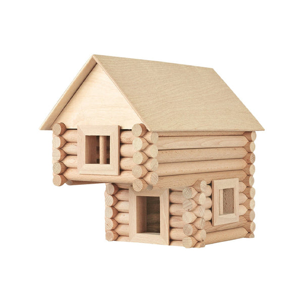 Set constructie arhitectura Vario, 72 piese din lemn, Walachia