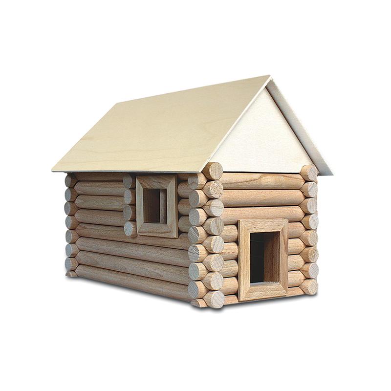 Set constructie arhitectura Vario XL, 184 piese din lemn, Walachia - Manute Creative
