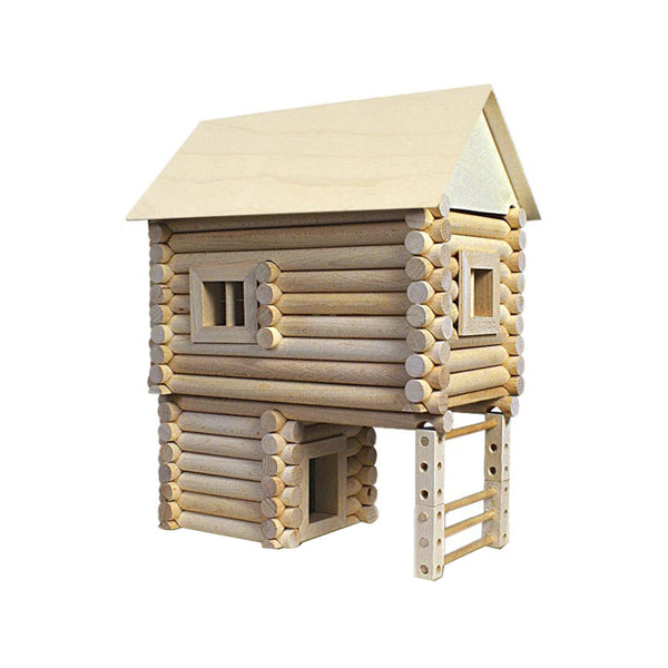 Set constructie arhitectura Vario XL, 184 piese din lemn, Walachia