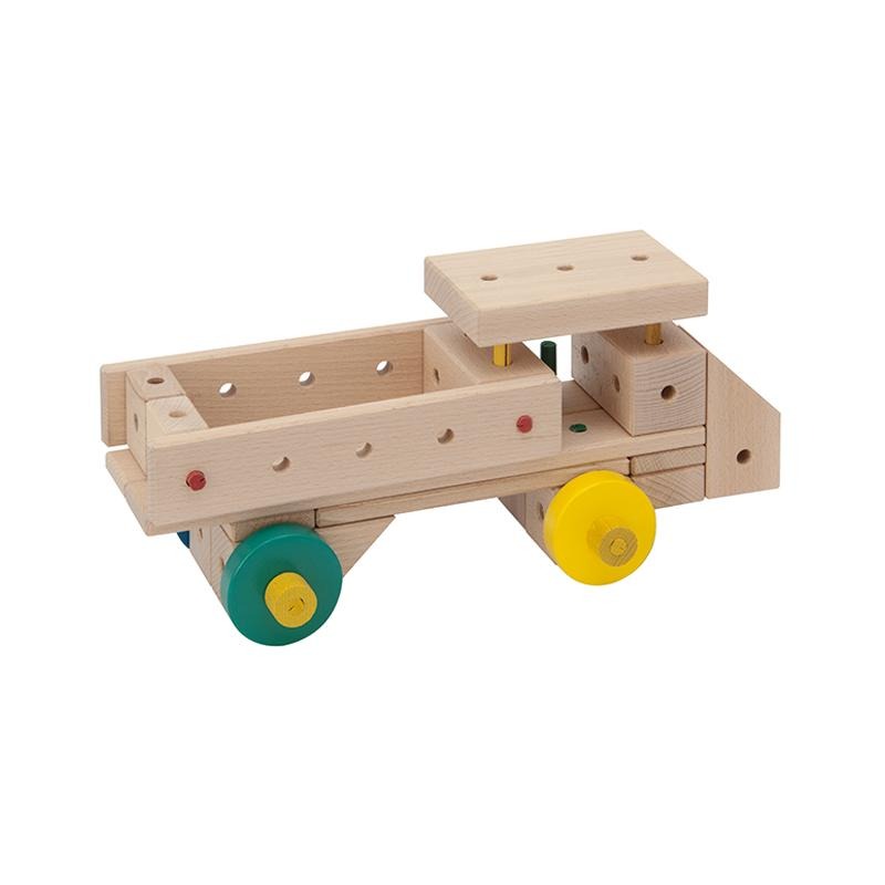 Set cuburi de constructie din lemn Maker 400, +3 ani, Matador