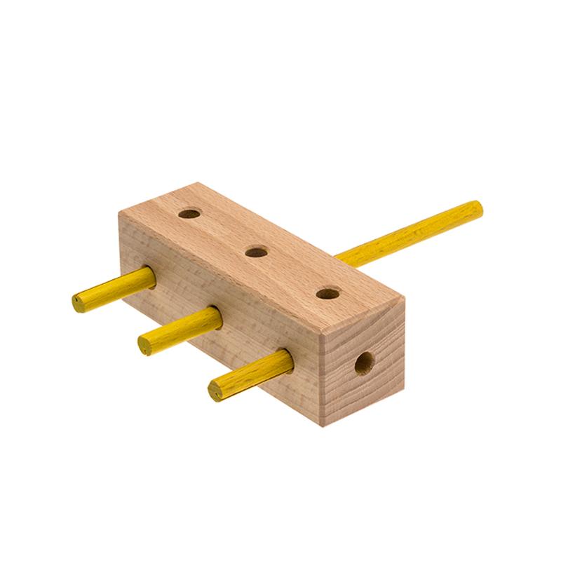 Set cuburi de constructie din lemn Maker World Country, +3 ani, Matador