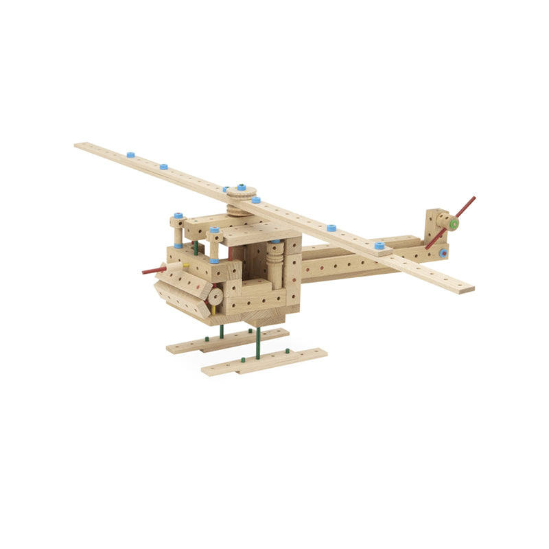 Set cuburi de constructie din lemn Explorer 407 piese, +5 ani Matador