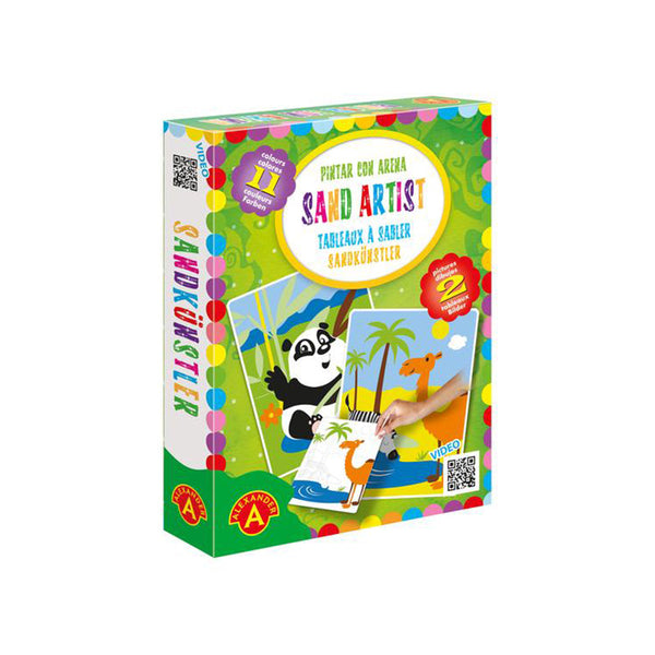 Joc creativ desen cu nisip Urs Panda si Camila, Alexander Games