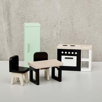 Mobilier casuta papusi din lemn, bucatarie, +3 ani, byAstrup - Manute Creative
