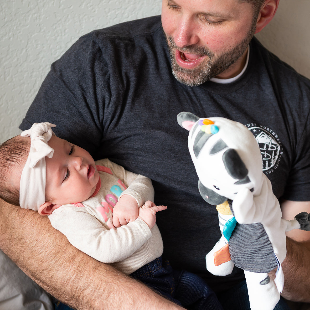 Marioneta plus, Zebra Baby Einstein, 33cm, +0 luni, Mary Meyer