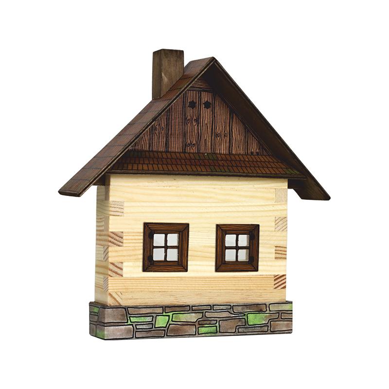 Set Cabana din lemn decorativa pentru perete, Walachia - Manute Creative