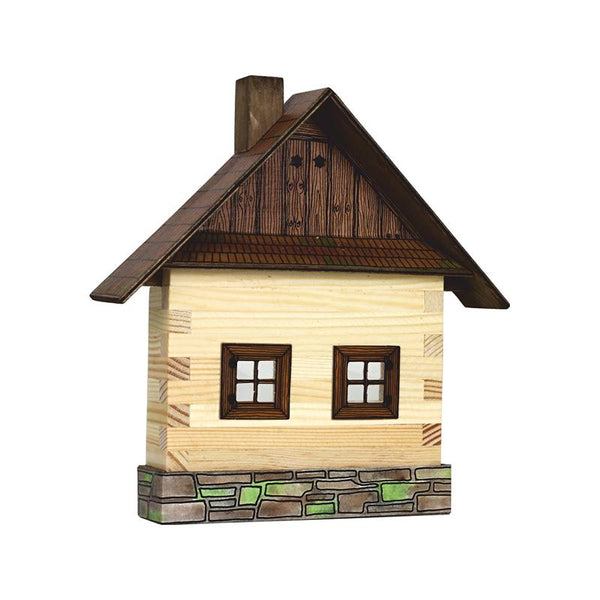 Set Cabana din lemn decorativa pentru perete, Walachia - Manute Creative