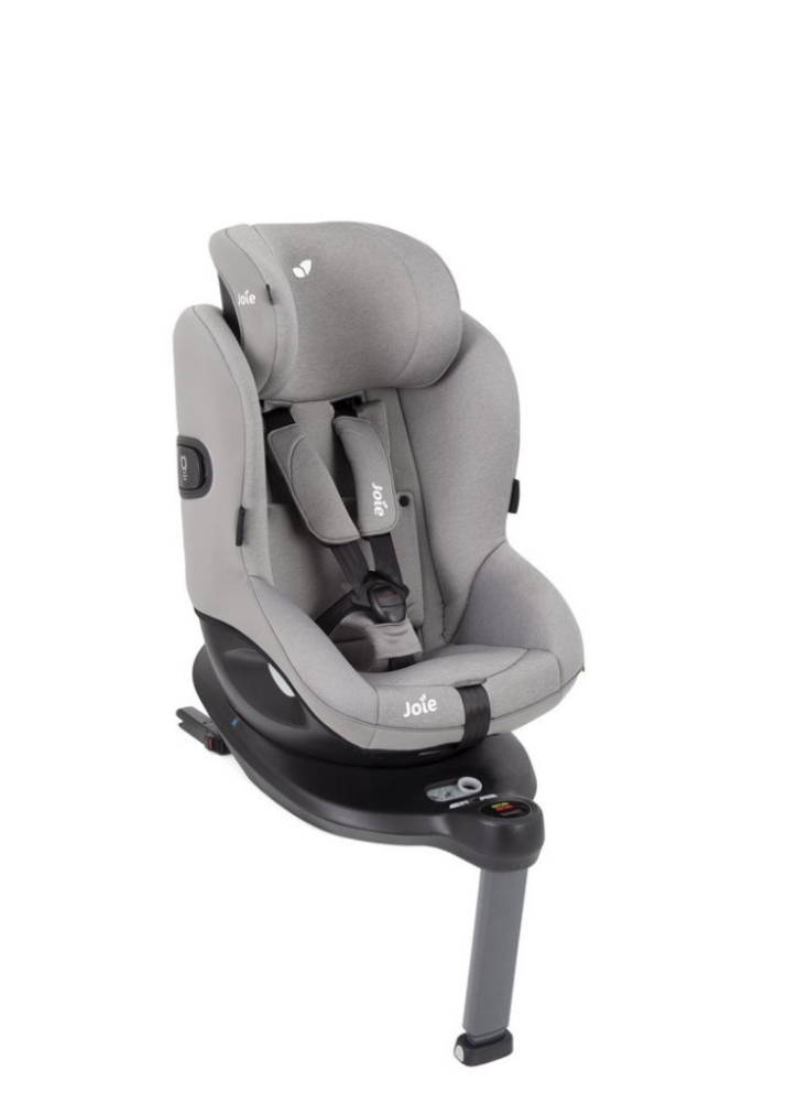 Scaun auto i-Spin 360° E Gray Flannel, 61 cm - 105 cm, testat ADAC, Joie