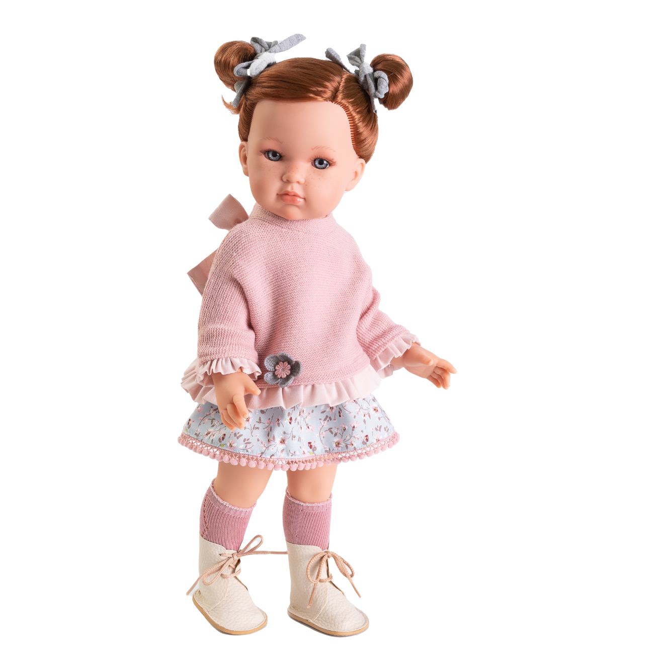 Papusa Bella, Cu Par Scurt Roscat, 45 Cm, Antonio Juan