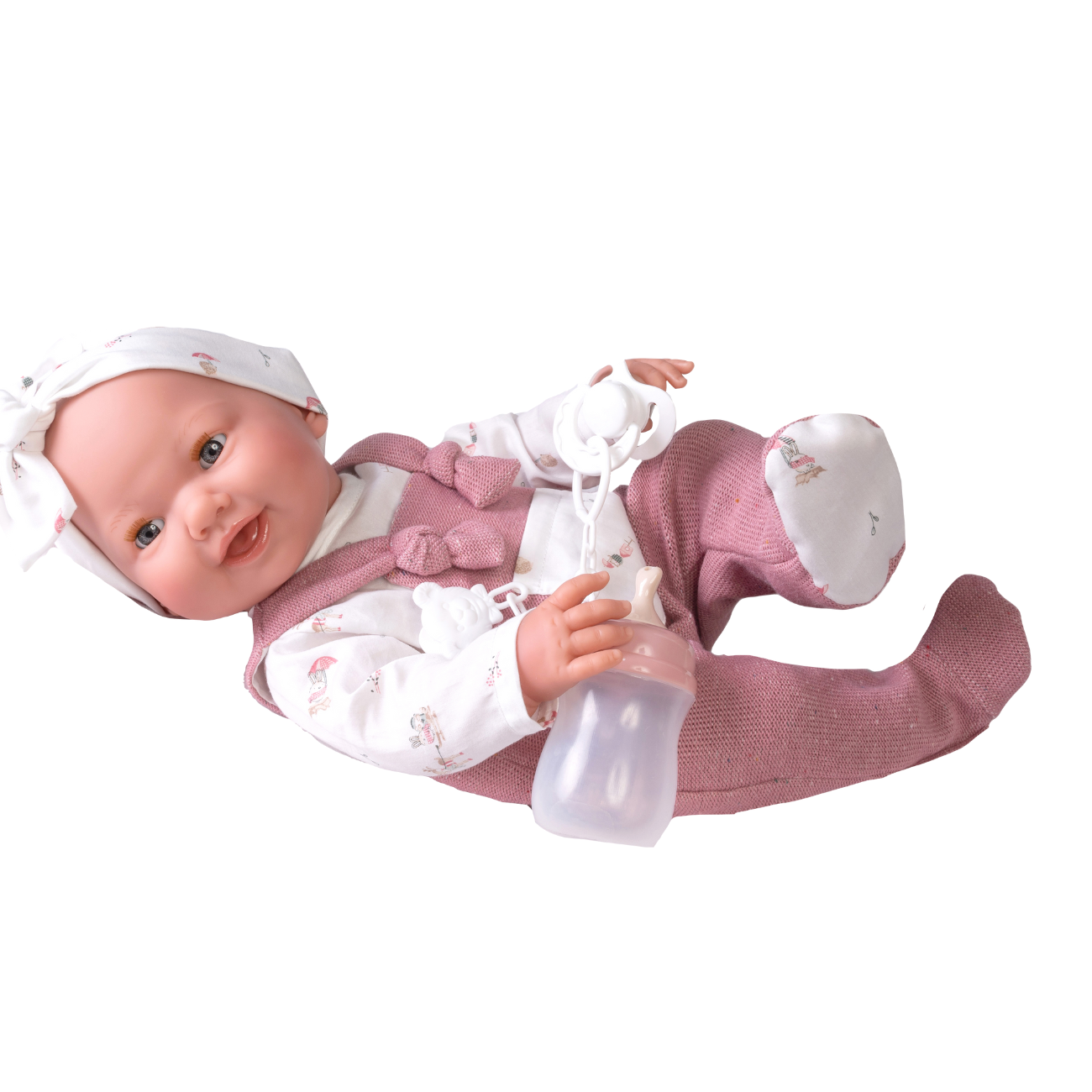 Papusa Nacida Mia, Care Face Pipi, Cu Rochita, 42 cm, Antonio Juan