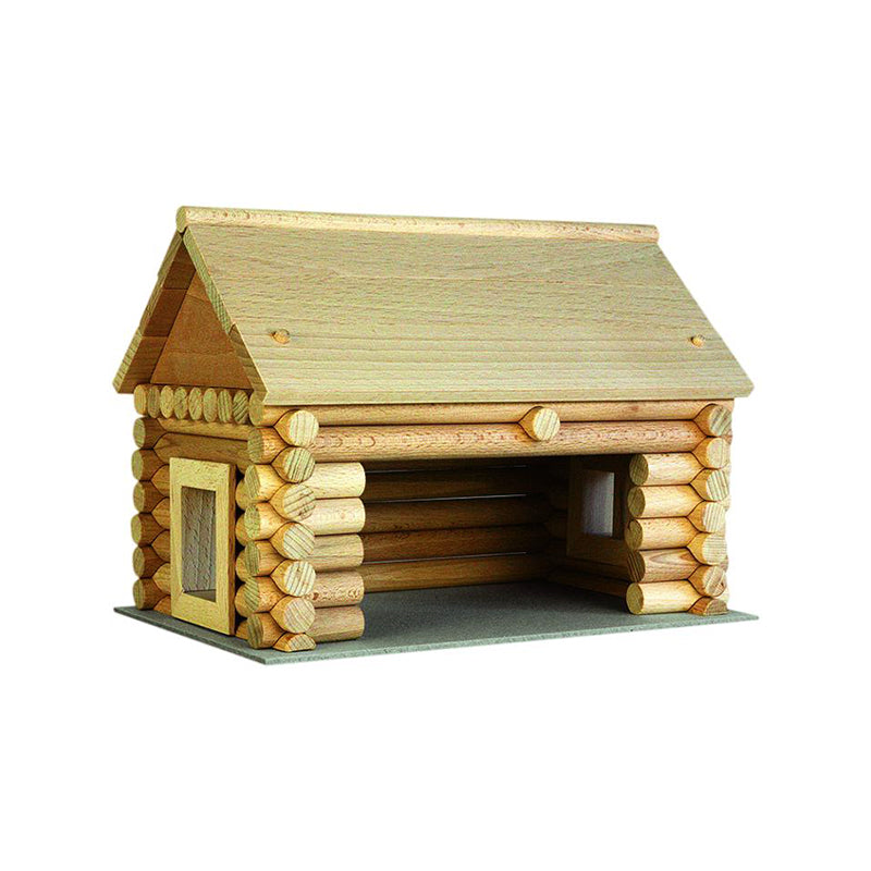 Set constructie arhitectura Vario Massive Mini, 91 piese mari din lemn, Walachia