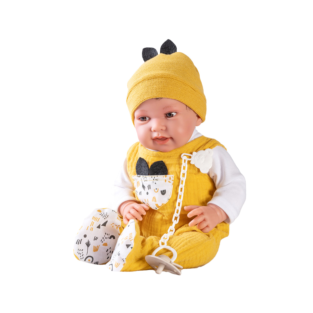 Papusa Bebe Pipo, Nacida Cu Paturica, 42 Cm, Antonio Juan