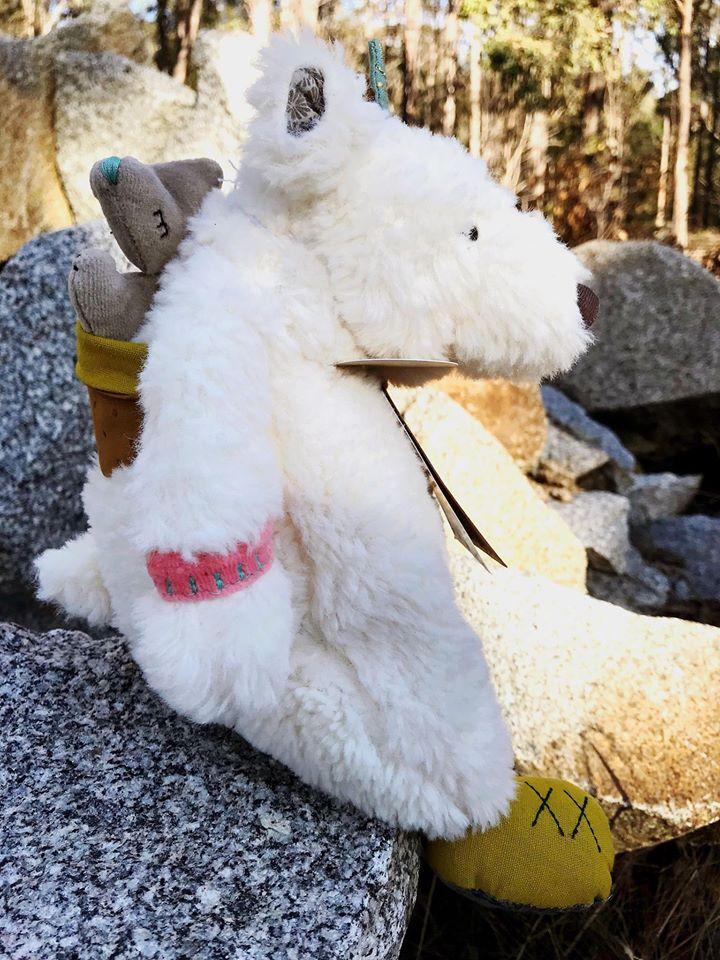 Jucarie plus muzicala Ursul polar Pom, 0 ani+, Moulin Roty - Manute Creative