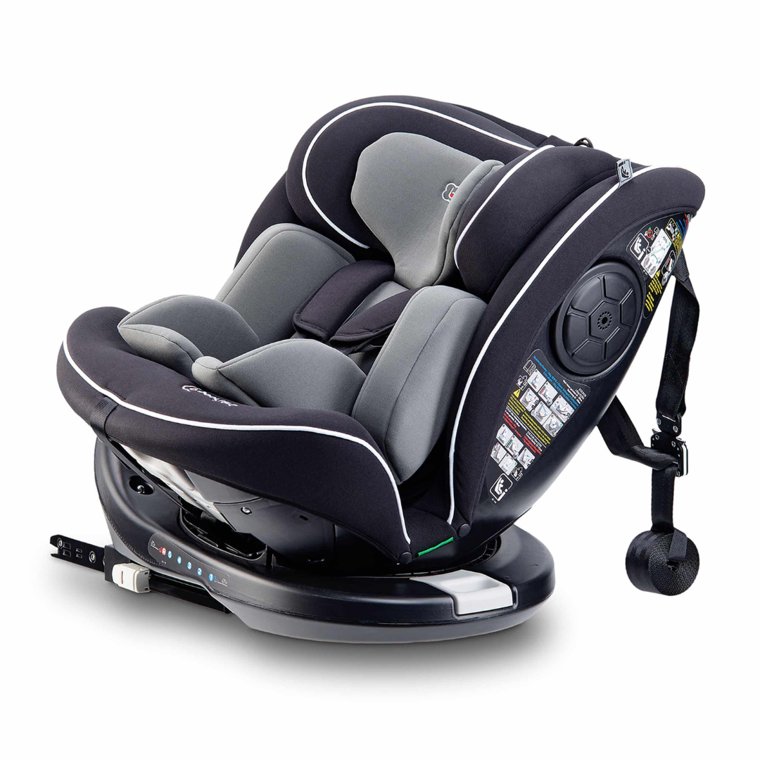 BabyGo - Scaun auto Nova2, Black, 40 -150 cm, certificat R129