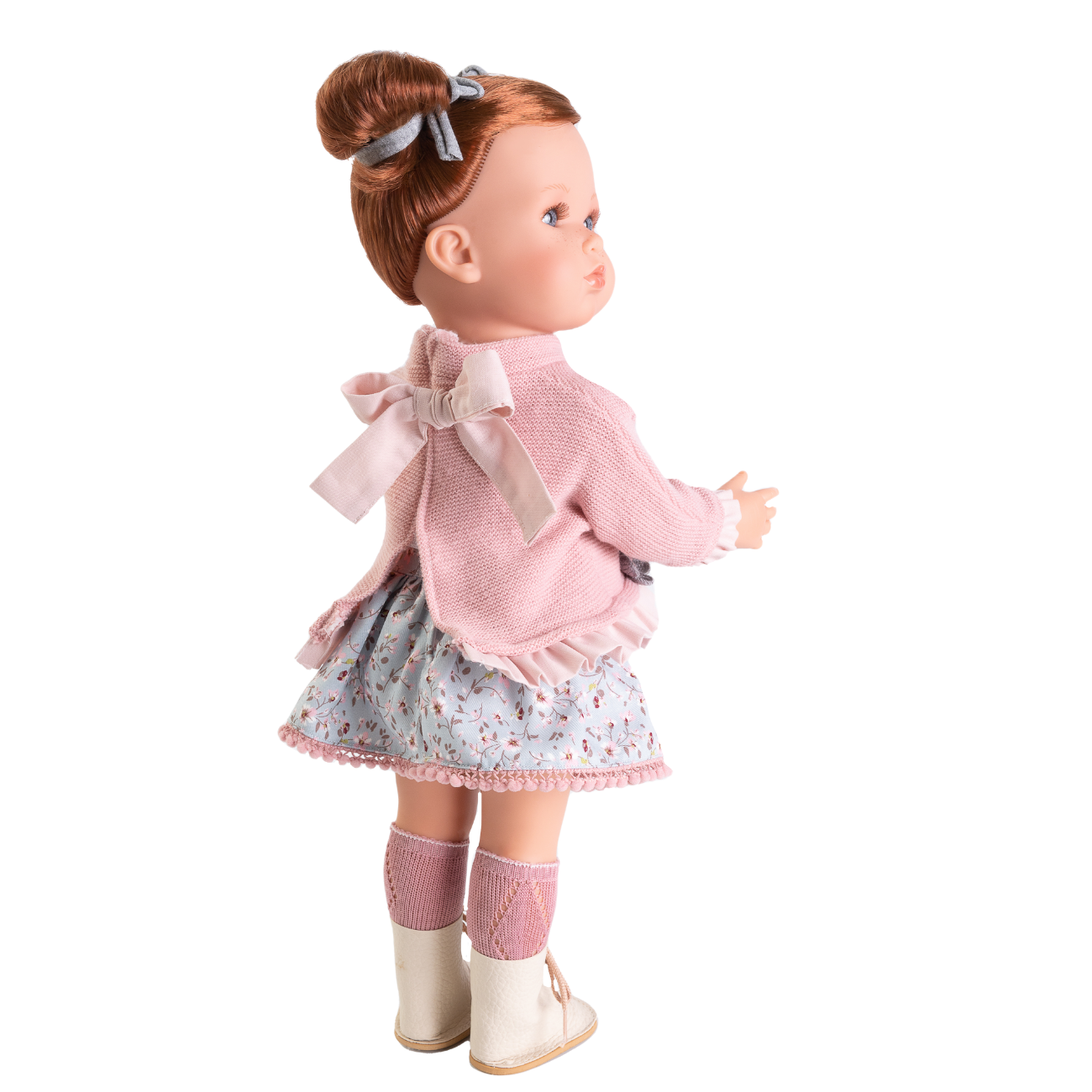 Papusa Bella, Cu Par Scurt Roscat, 45 Cm, Antonio Juan